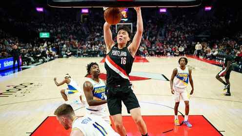 ??開(kāi)拓者大勝送步行者9連敗 楊瀚森4分鐘5分+暴扣 亨德森28+6