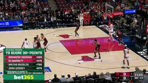 高效！巴雷特vs公牛內外開花輕取23分集錦