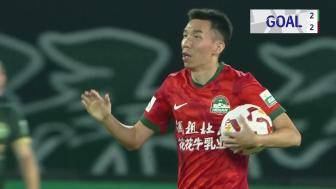 高空轟炸！劉鑫瑜第87分鐘頭球接力破門 河南2-2扳平浙江