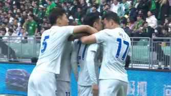 一支穿云箭?！陳晉一任意球破門直掛死角，申花1-1扳平國安