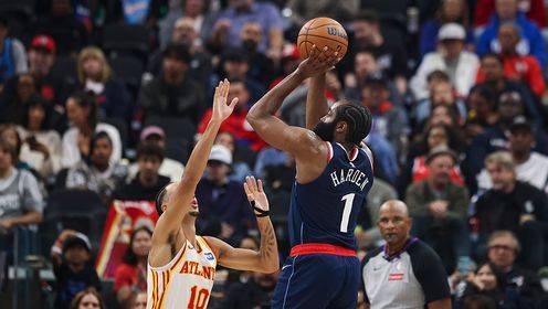 ??老鷹送快船5連敗 克雷伊奇8記三分轟28分 哈登35+10+11