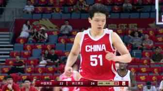 [杨瀚森空接暴扣-咪咕] 杨瀚森回归国家队首球！廖三宁仙人指路 小杨霸王举鼎大力重扣
