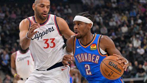 ??雷霆17-0打崩快船開季8-0 鴨梨30+12 哈登25+6+6 小卡缺戰(zhàn)