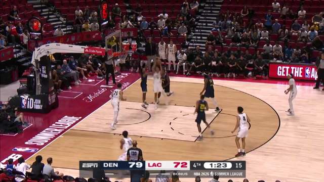 ??夏聯-霍姆斯19+17 S-瓊斯17+6 喬丹-米勒23+14 掘金險勝快船