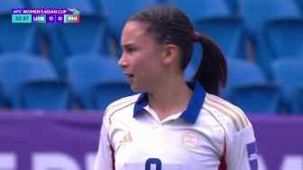 女足亞洲杯-安杰拉&middot;比爾德破門 烏茲別克斯坦0-2菲律賓女足